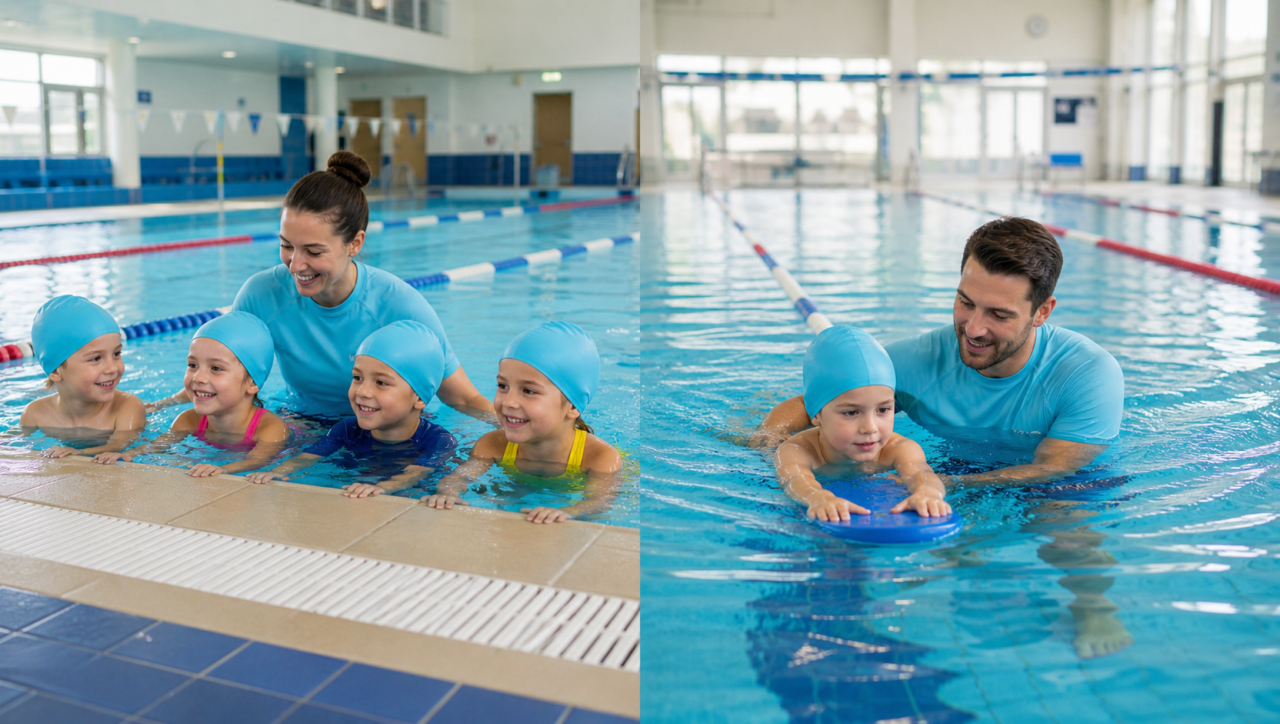 Small Group vs 1 to 1 Swimming Lessons Which Is Best For Your Child